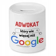 Skarbonki - Skarbonka Dla Adwokata na Urodziny na Prezent z Nadrukiem ze Zdjęciem + Opakowanie na prezent (wzór 04) - miniaturka - grafika 1