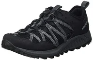 Buty trekkingowe męskie - Merrell Męskie buty trekkingowe Wildwood Aerosport, Czarny, 44.5 EU - miniaturka - grafika 1