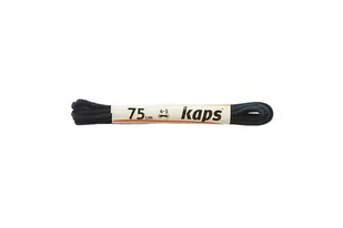 KAPS sznurowadła 75 cm 09_075_500_0057 granatowy, sznurowadła bawełniane, woskowane, okrągłe, cienkie - Kaps - Akcesoria obuwnicze - miniaturka - grafika 1