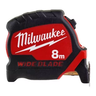 MILWAUKEE MIARA ZWIJANA PREMIUM WIDE 8m - Poziomice, łaty, miary - miniaturka - grafika 1