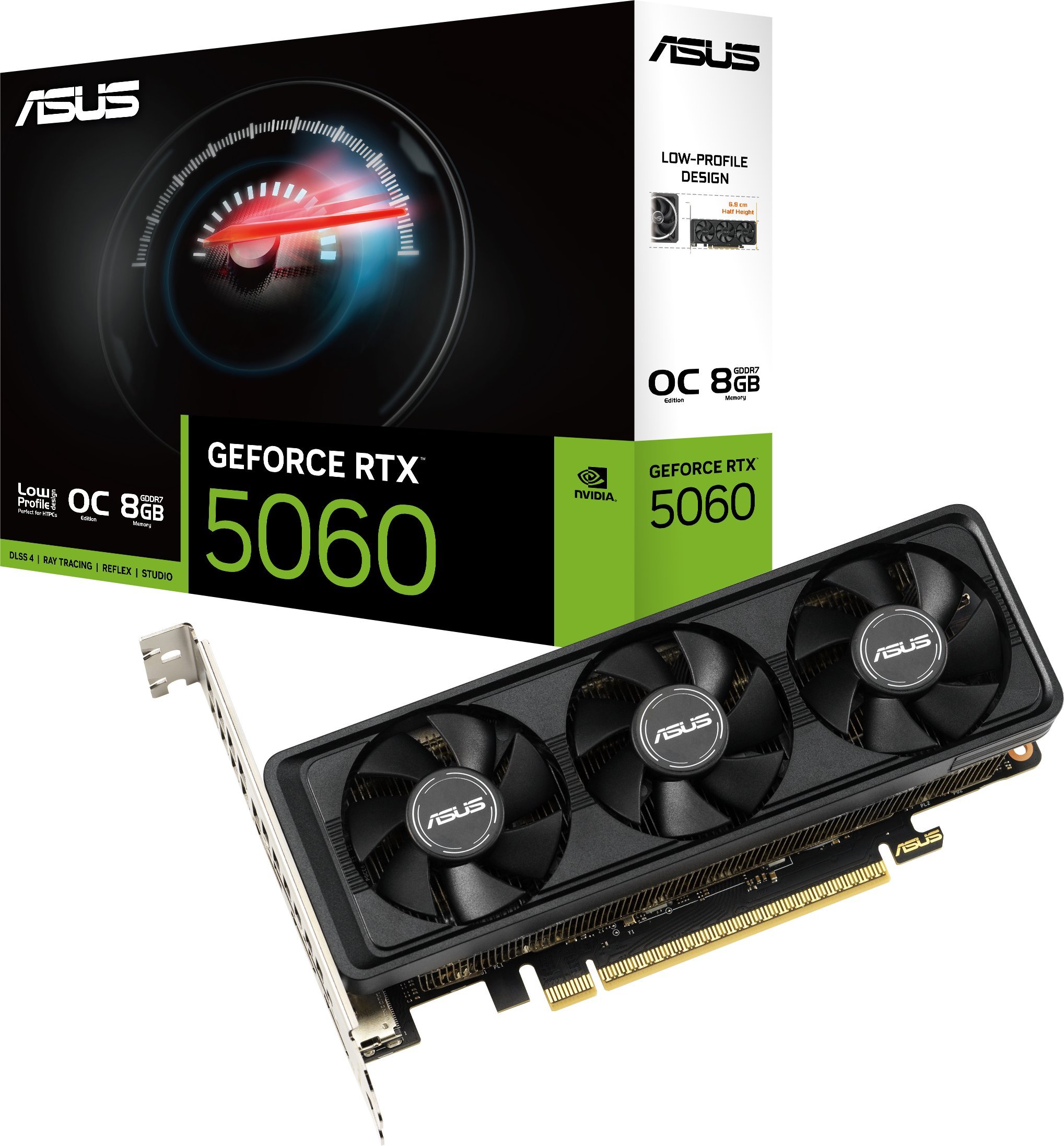 ASUS RTX5060-O8G-LP-BRK NVIDIA GeForce RTX 5060 8 GB GDDR7 90YV0N90-M0NA00
