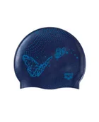 Pływanie - Czepek pływacki silikonowy dla dzieci na basen Arena Junior Print - miniaturka - grafika 1