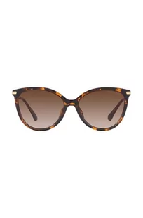 Michael Kors okulary przeciwsłoneczne damskie kolor brązowy - Okulary przeciwsłoneczne - miniaturka - grafika 1