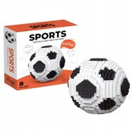 Klocki - KLOCKI KONSTRUKCYJNE PIŁKA NOŻNA 3D PREZENT DLA FANA PIŁKI - miniaturka - grafika 1