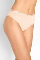 Majtki damskie - Figi damskie typu brazyliany z bawełny organicznej i włókna bambusowego kremowe Julia Marilyn - miniaturka - grafika 1