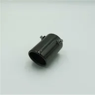 Układ wydechowy - akcesoria - Końcówka tłumika 70x110mm montaż 40-63mm czarna - miniaturka - grafika 1