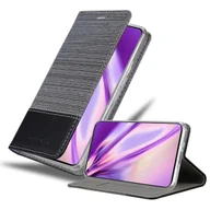 Etui i futerały do telefonów - Etui Cadorabo do Honor 30 w kolorze GREY BLACK Etui na telefon komórkowy z magnetycznym zamknięciem, funkcją podstawki i miejscem na kartę Etui Etui ochronne Etui z klapką w stylu książki - miniaturka - grafika 1