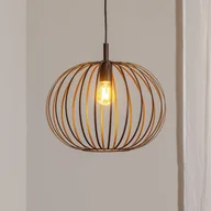 Lampy sufitowe - Lampa wisząca Valor Argon, możliwość ściemniania, brązowy / rdzawy, salon / jadalnia, metal, nowoczesny - miniaturka - grafika 1