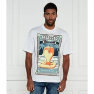 Koszulki męskie - HUGO T-shirt Dicobri Oversize fit - miniaturka - grafika 1