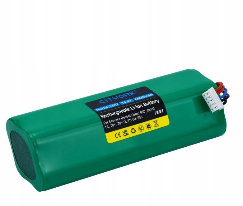 CITYORK Bateria 14,4V 6500mAh do Ecovacs Deebot Ozmo 950, DX9G, T8, T8+