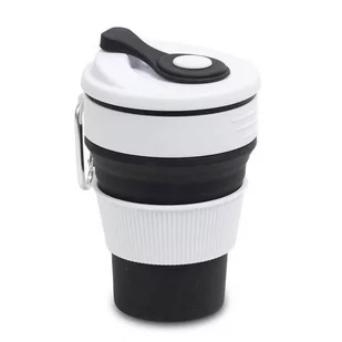 Kubek silikonowy 350ml Flexi, czarny - Kubki - miniaturka - grafika 1