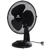 Wentylatory - Kepland Wentylator stołowy 30 cm czarny - miniaturka - grafika 1