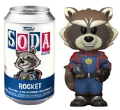 Figurki kolekcjonerskie - guardians of the galaxy 3 - pop soda - rocket with chase (m) - miniaturka - grafika 1