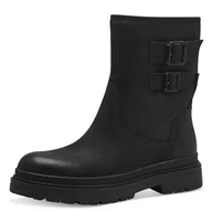 Kozaki damskie - Tamaris Comfort damskie kozaki z podszewką WarmInsole, TEX i Extra Grip, czarne, rozmiar 36 EU, czarny, 36 EU - miniaturka - grafika 1