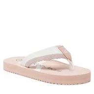 Buty dla dziewczynek - Japonki Calvin Klein Jeans V3A8-80843-0058 M Pink/White X054 - miniaturka - grafika 1