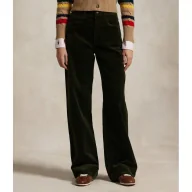 Spodnie damskie - POLO RALPH LAUREN Sztruksowe spodnie Relaxed fit - miniaturka - grafika 1