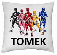 Poduszki dekoracyjne - Power Rangers FOTO Poduszka Prezent + IMIĘ - miniaturka - grafika 1