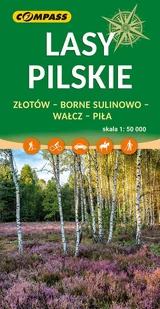 Mapa Lasy Pilskie - Opracowanie zbiorowe - książka - Przewodniki - miniaturka - grafika 1