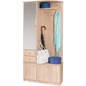 Meble do przedpokoju - Garderoba Max Lewa Maridex Dąb Catania - miniaturka - grafika 1