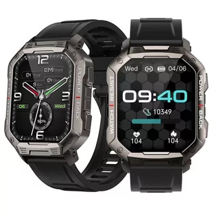 SMARTWATCH TĘTNO CIŚNIENIE PULSOKSYMETR SEN TREKKING WODOODPORNY SPORT CZARNY NX3 - Smartband - miniaturka - grafika 1