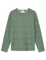 Swetry męskie - Springfield Sweter męski, standardowy zielony, XXL - miniaturka - grafika 1