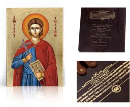 Ikona religijna Święty Julian - Ikony i obrazy sakralne Ikona religijna Święty Julian - Ikony i obrazy sakralne - miniaturka - grafika 1