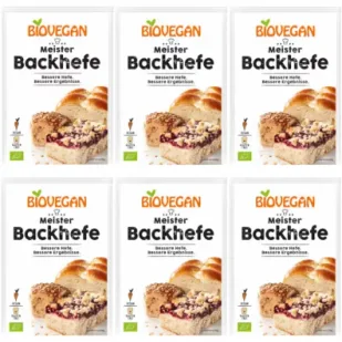 Bio Vegan Drożdże suszone bezglutenowe Zestaw 6 x 7 g Bio - Proszki do pieczenia, drożdże - miniaturka - grafika 1