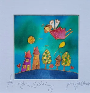 Anioł stróż dla dziecka - Pamiątka Chrztu Świętego - miniaturka - grafika 1