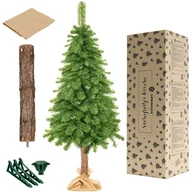 Choinki - sztuczne Choinka Na Pniu 180 cm Sosna Naturalna Drzewko Świąteczne - miniaturka - grafika 1