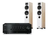 Zestawy stereo - Yamaha R-N1000A (czarny) + Diva 5 (dąb) - miniaturka - grafika 1