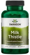 Suplementy naturalne - Swanson - Milk Thistle Standardized (Ostropest Plamisty), 250mg, 120 kapsułek - miniaturka - grafika 1
