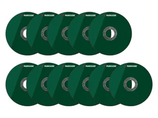 PARKSIDE® Akcesoria do szlifierki kątowej, Ø 115 mm (Ekstra cienkie, 11 sztuk) - Akcesoria do elektronarzędzi - miniaturka - grafika 1