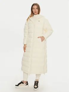 Guess Kurtka puchowa V4BL04 WFYE2 Beżowy Regular Fit - Kurtki damskie - miniaturka - grafika 1