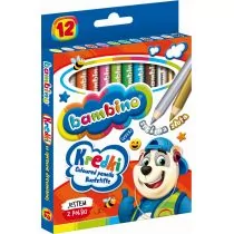 St. Majewski Kredki ołówkowe Bambino 12 kolorów w oprawie drewnianiej - Przybory szkolne - miniaturka - grafika 3