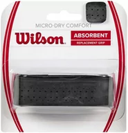 Tenis ziemny - Owijka Wilson Micro-Dry Comfort czarna 4211 1szt - miniaturka - grafika 1