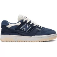 Buty sportowe męskie - Buty unsiex New Balance BB550SLA  granatowe - miniaturka - grafika 1