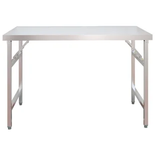 Kuchenny stół roboczy z półką, 120x60x115 cm, stal nierdzewna - Meble gastronomiczne - miniaturka - grafika 6