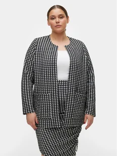 Vero Moda Curve Marynarka Bena 10302003 Czarny Regular Fit - Marynarki i żakiety damskie - miniaturka - grafika 1