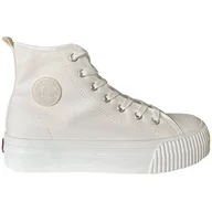 Trampki damskie - Buty Lee Cooper LCW-24-02-2132LA białe - miniaturka - grafika 1