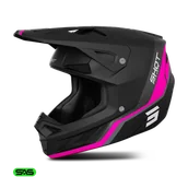 Kaski motocyklowe - Kask MX Shot Speed Różowy matowyXS - miniaturka - grafika 1
