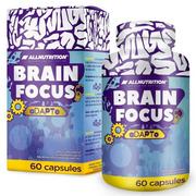 Witaminy i minerały dla sportowców - ALLNUTRITION Brain Focus 60caps - miniaturka - grafika 1