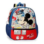 Plecaki szkolne i tornistry - Disney Mickey Color Mayhem plecak szkolny regulowany do wózka, wielokolorowy, 27 x 33 x 11 cm, poliester 9,8 l - miniaturka - grafika 1