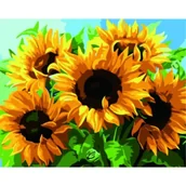 Malowanie po numerach - Titanum Malowanie po numerach - 40x50cm Słoneczniki - miniaturka - grafika 1