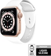 Akcesoria do smartwatchy - Crong Pasek Apple Watch 38/40mm biały - miniaturka - grafika 1