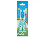 Szczoteczki do zębów dla dzieci - Brush-Baby SOFT BRUSH - pierwsza szczoteczka (0-3lat) - 2szt. - miniaturka - grafika 1