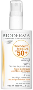 Bioderma Photoderm mineral Spray z filtrem mineralnym SPF 50+ - 100g - Ceny  i opinie na Skapiec.pl