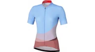 Koszulki rowerowe - Damska koszulka rowerowa Shimano Sumire Jersey Blue/Orange L - miniaturka - grafika 1