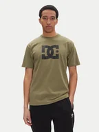 Koszulki męskie - DC T-Shirt ADYZT05373 Zielony Heritage Fit - miniaturka - grafika 1