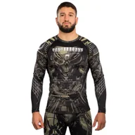 Kimona, stroje i obuwie - Venum Invader Rashguard Long Sleeve Długi Rękaw Black/Sand - miniaturka - grafika 1