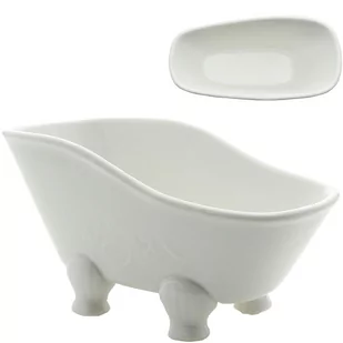 MISECZKA MISKA SALATERKA BIAŁY PÓŁMISEK 400ml - Miski i półmiski - miniaturka - grafika 1